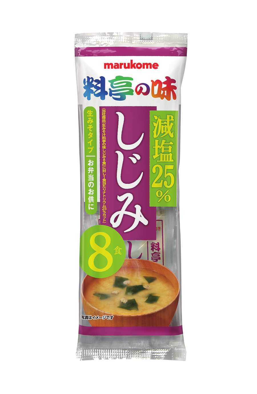 Marukome raw miso soup restaurant taste salt-reduced freshwater clam 12 8 ~ meals of