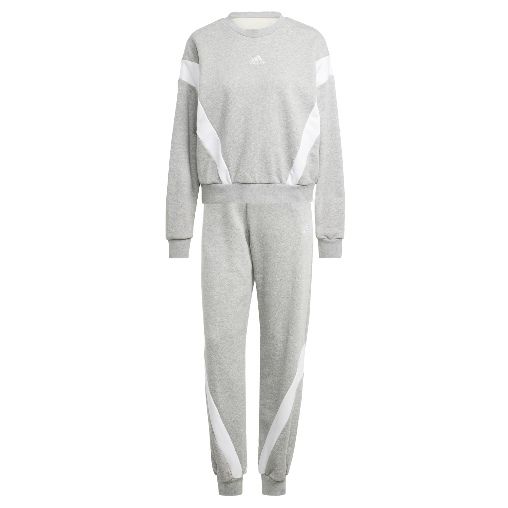 adidas Mujer Laziday Track Suit, Medium Grey Heather, L