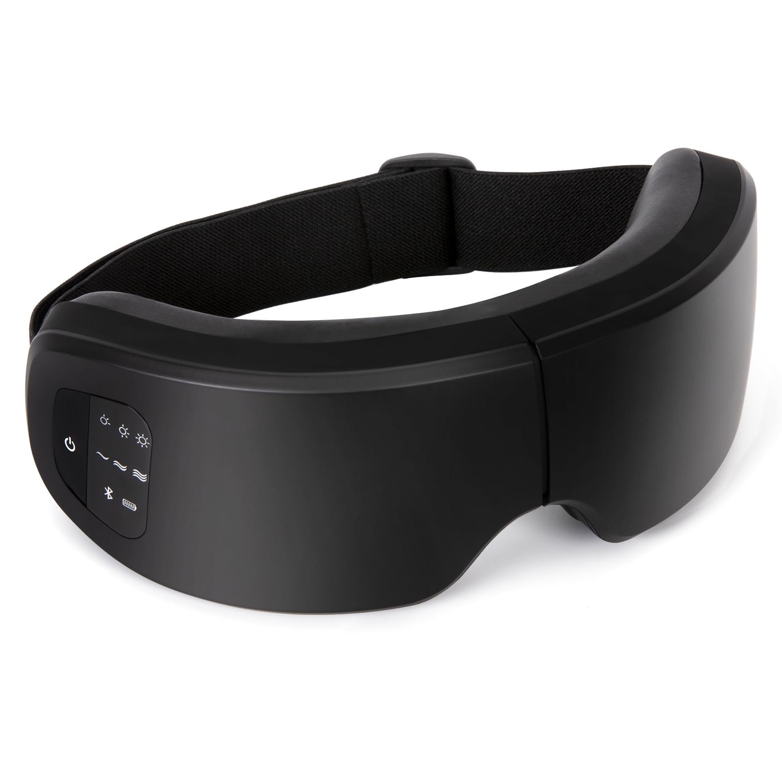 NIPLUX EYE RELAX S Eye Warmer, Eye Mask, Warm Eye Mask, Rechargeable, Eye Care, Bluetooth Function, Music, Nipplux, Black