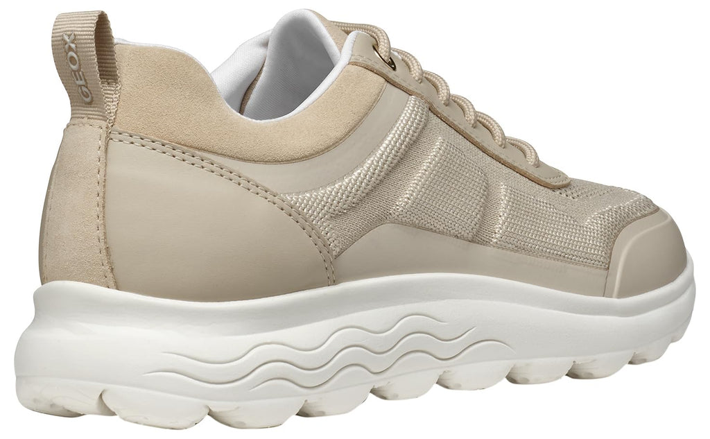 Geox D Spherica C, Zapatillas Mujer, Lt Taupe, 38 EU