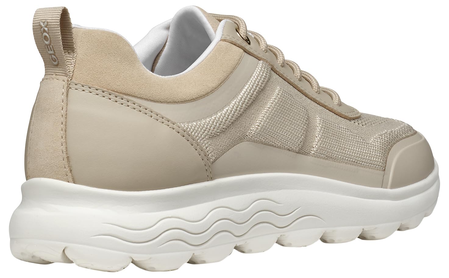 Geox D Spherica C, Zapatillas Mujer, Lt Taupe, 38 EU