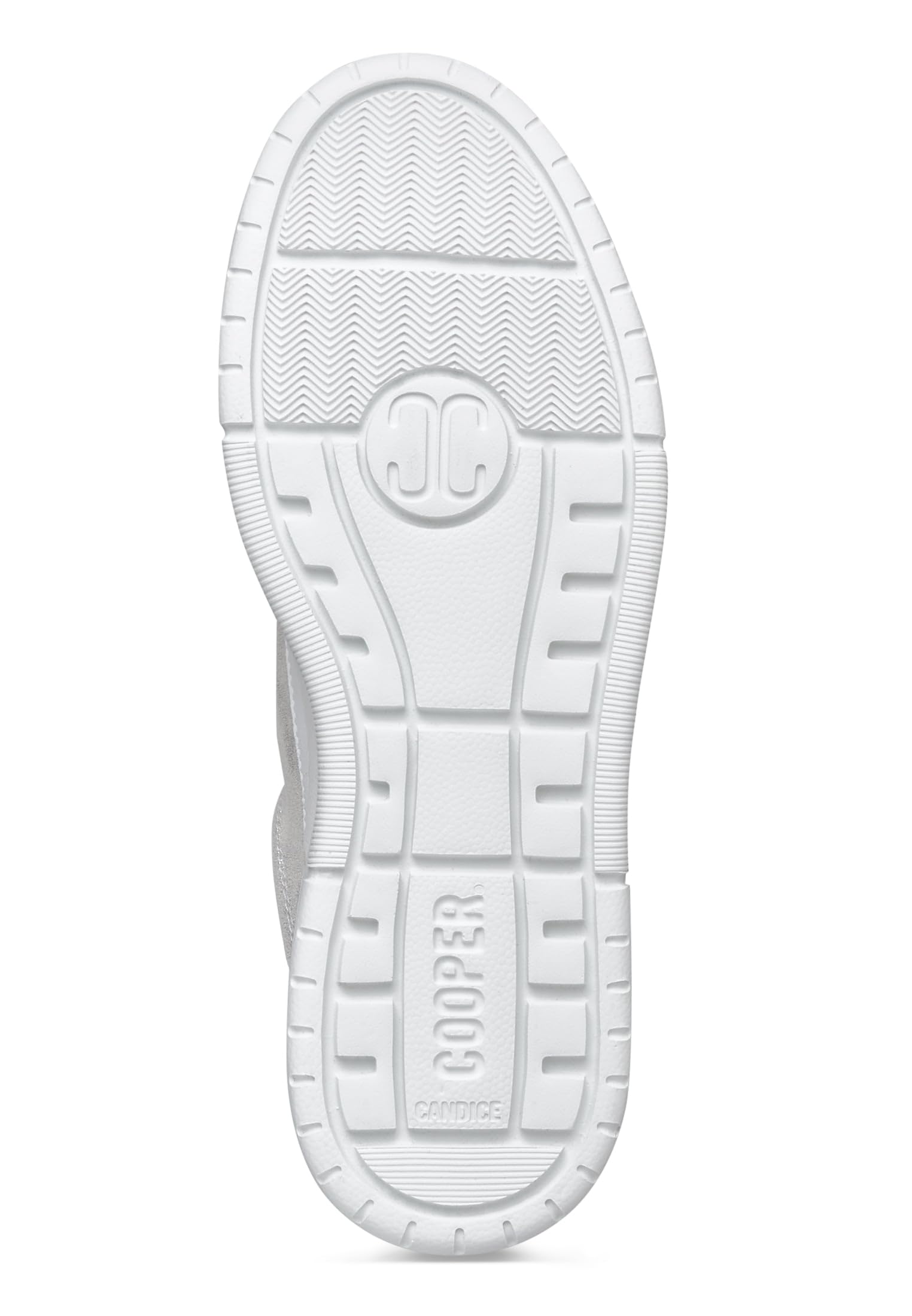 Candice Cooper VELANIE-Zapatillas Deportivas de Piel, Plateado 41