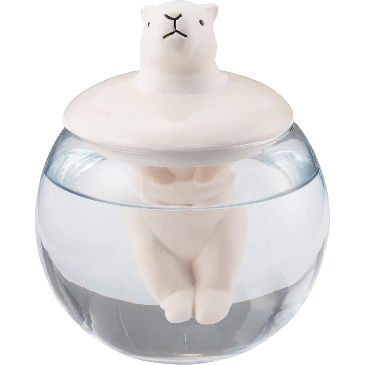 Cute Miscellaneous Goods Domed Eco Humidifier Tabletop Ceramic Vaporization Type Capybara SAN3252-1