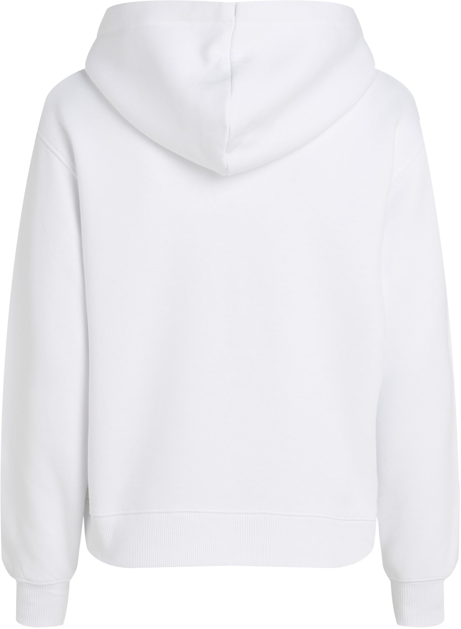 Tommy Hilfiger Hoodie Mujer con Logotipo, Blanco (TH Optic White), XS