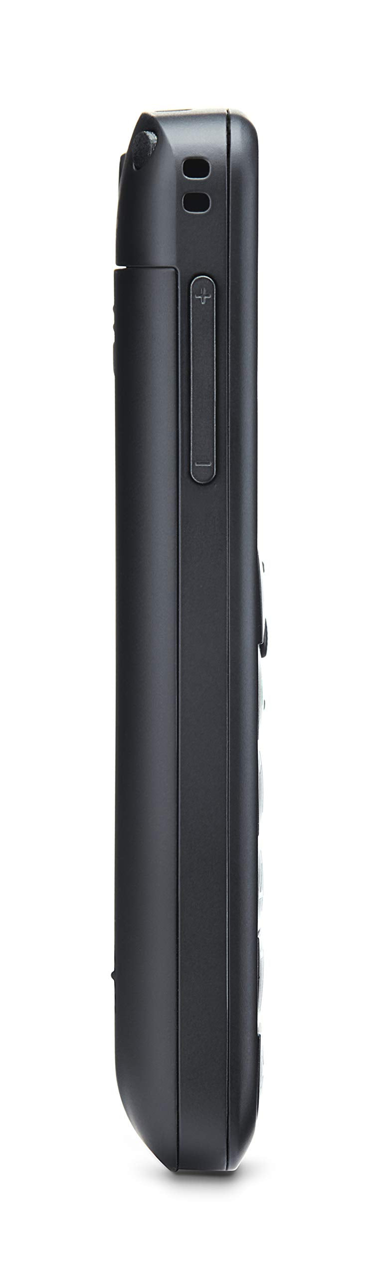 Panasonic KX-TU110 łatwy w użyciu telefon komórkowy (połączenia priorytetowe, jasny, kolorowy wyświetlacz TFT LCD, duże przyciski, dioda LED), czarny