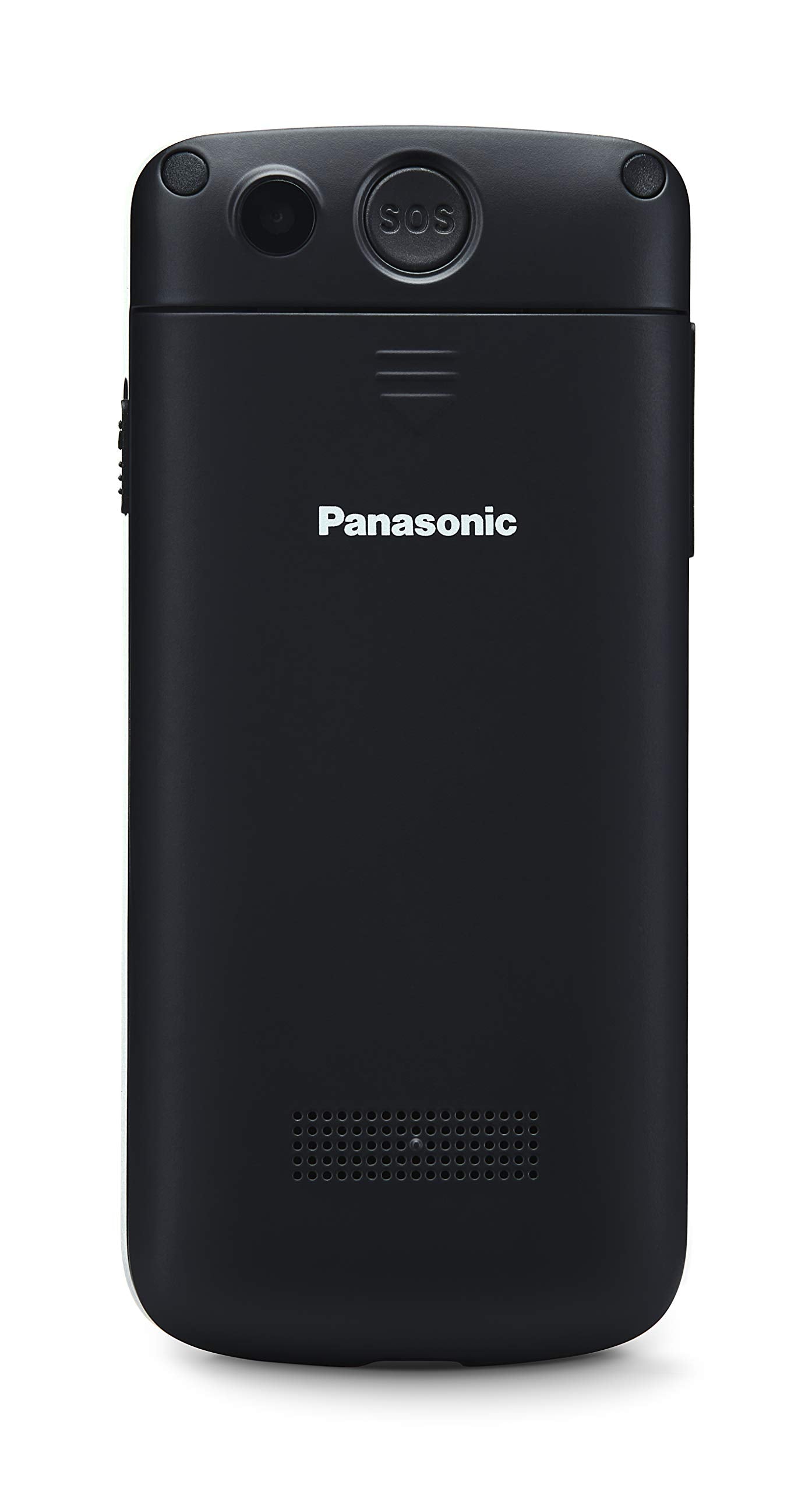 Panasonic KX-TU110 łatwy w użyciu telefon komórkowy (połączenia priorytetowe, jasny, kolorowy wyświetlacz TFT LCD, duże przyciski, dioda LED), czarny