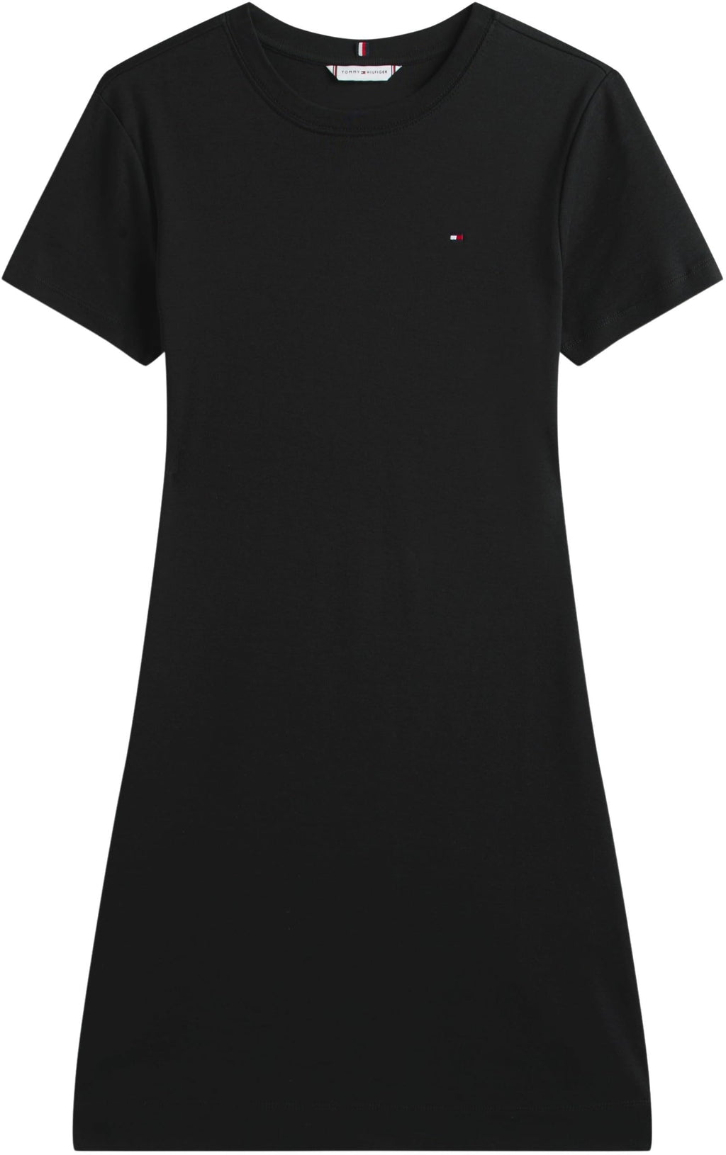 Tommy Hilfiger Vestido Mujer New Cody Slim Short Dress de algodón, Negro (Black), S
