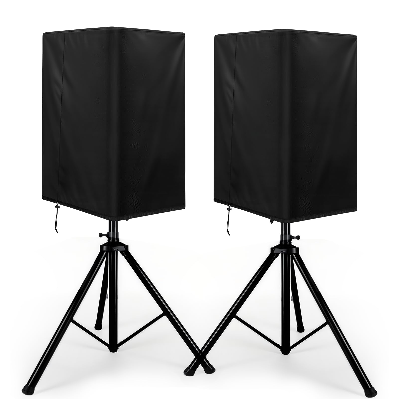 15 in Outdoor Speaker Covers UV Protection PA/DJ Speaker Covers for Powered Speaker Mounted on Stand Oxford Fabric Speaker Protective Covers for Waterproof Dustproof (30 * 19 * 20")