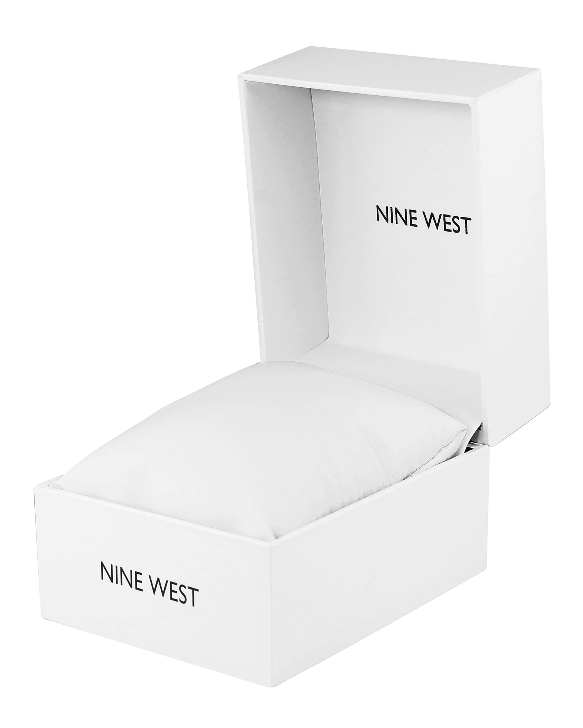 Nine West Women's Genuine Crystal Accented Bracelet Watch