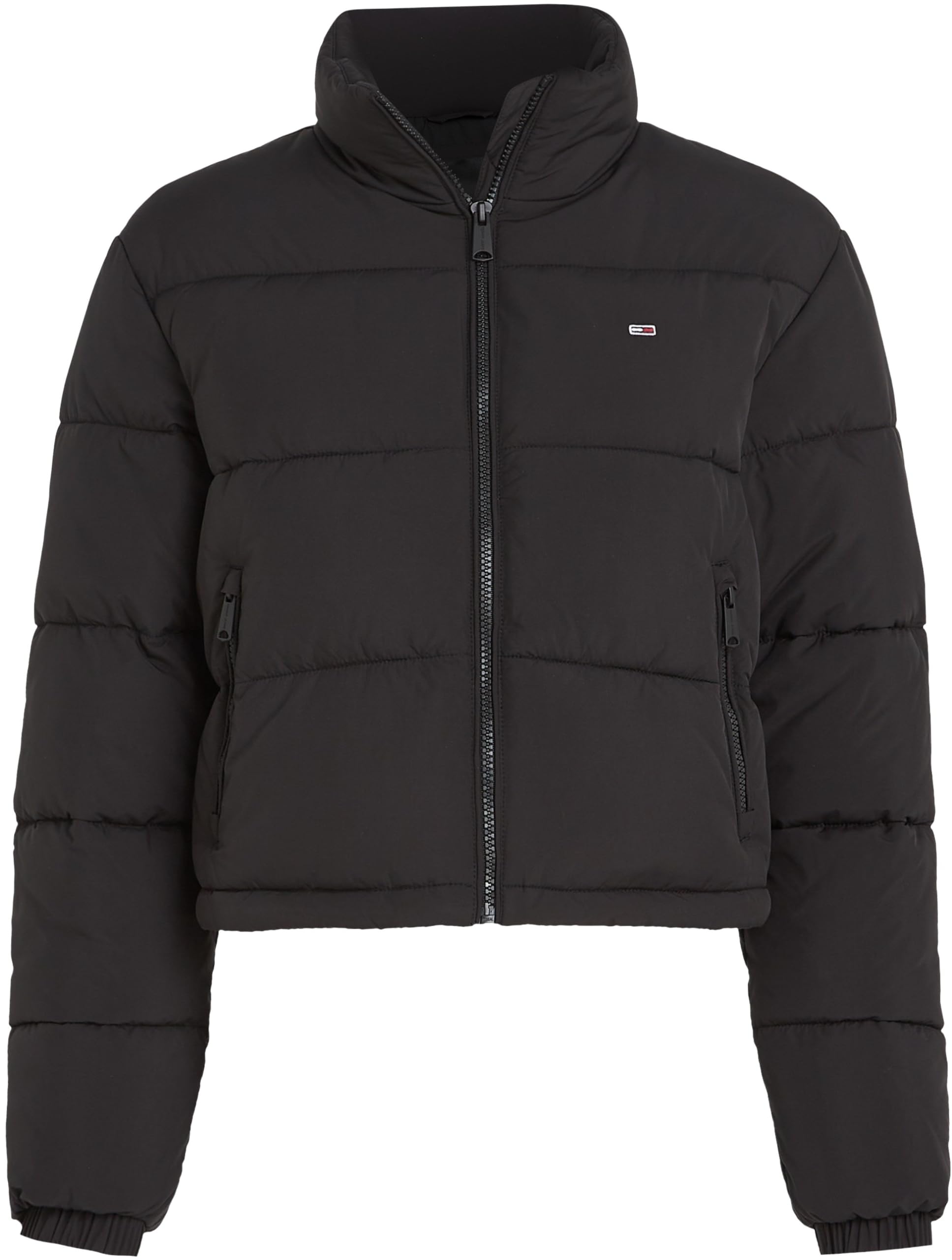 Tommy Jeans TJW CRP ESSENTIAL PUFFER Chaqueta acolchada Mujer, Negro (Black), L