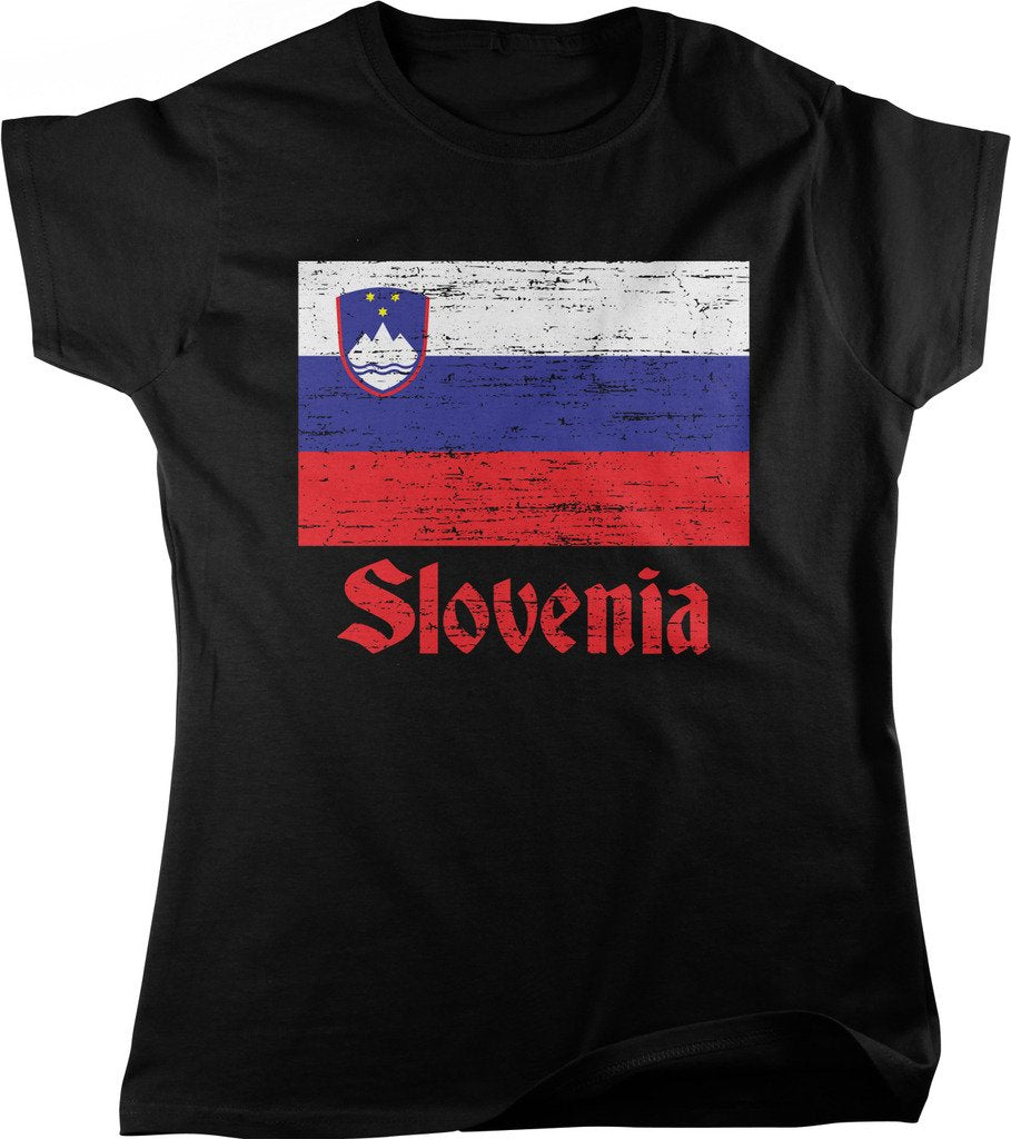 NOFO Clothing Co Flag of Slovenia, Slovenian Flag, Pride Women's T-Shirt
