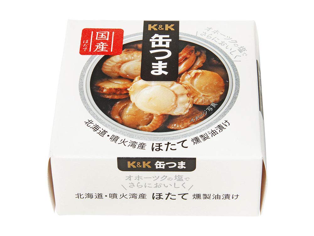 K & K cans That premium Hokkaido scallops smoked oil pickled 55g