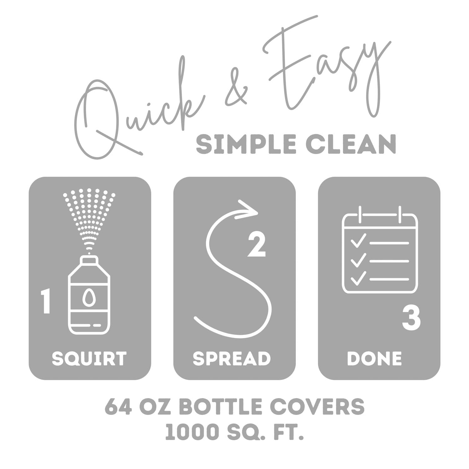 Quick Shine Parke Zemin Parlaklığı 64 oz, 2 Adet | Bitki Bazlı Temizleyici ve Lehçe w Carnauba | Basitçe Fışkırtma ve Yayma | Tamir Etmeyin, Quick Shine It | Daha Güvenli Seçim Temizleyici |