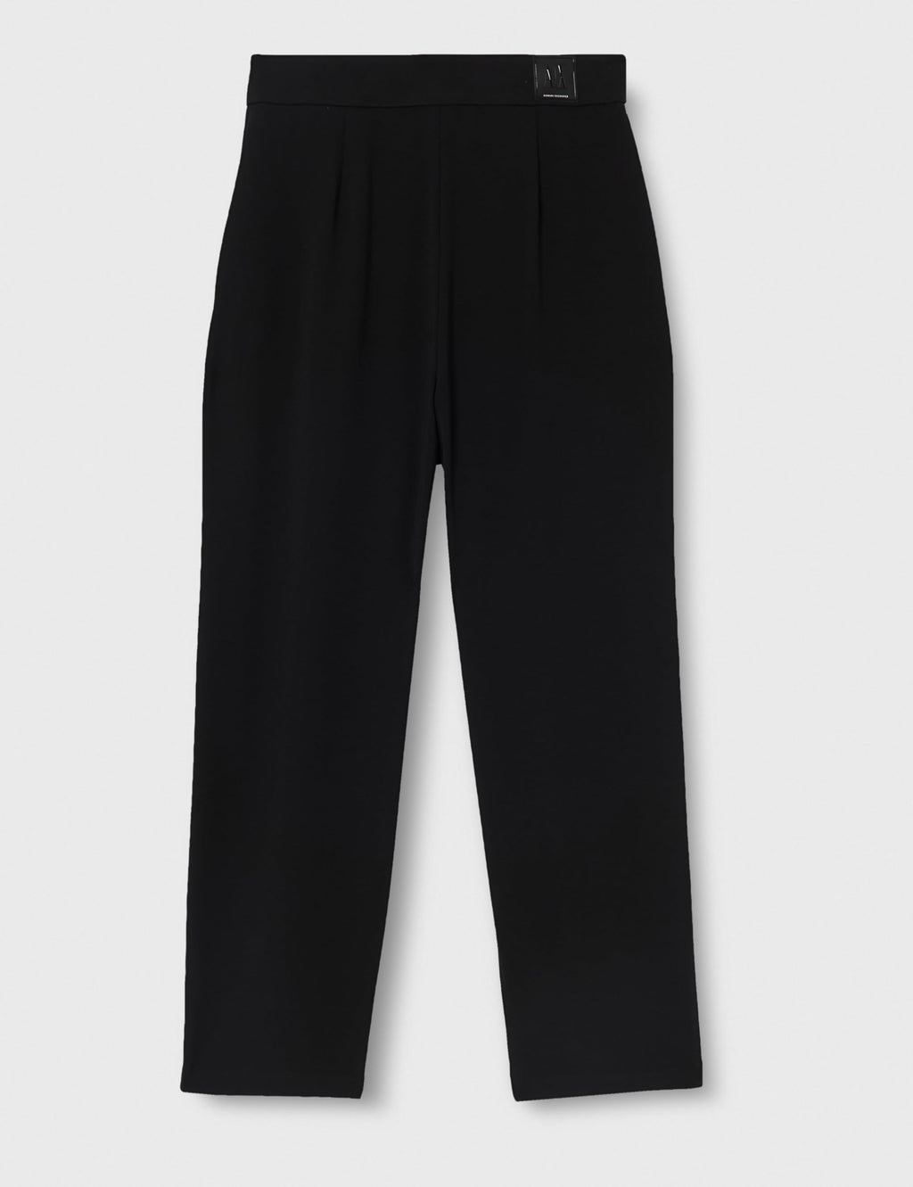 Armani Exchange Icon Project, Sustainable, Logo Patch Pantalones, Negro, Altoa única para Mujer