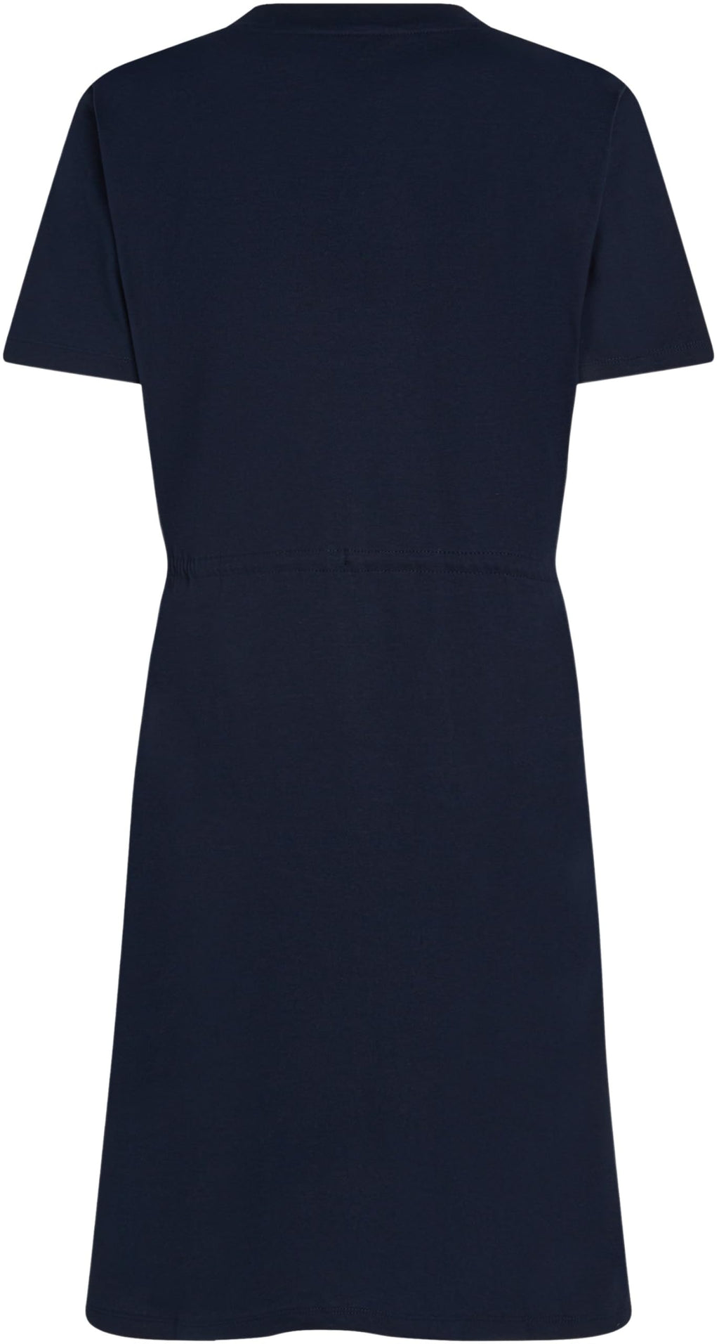 Tommy Hilfiger Vestido Tipo Camiseta de Algodón para Mujer, Azul (Dark Night Navy), XXL