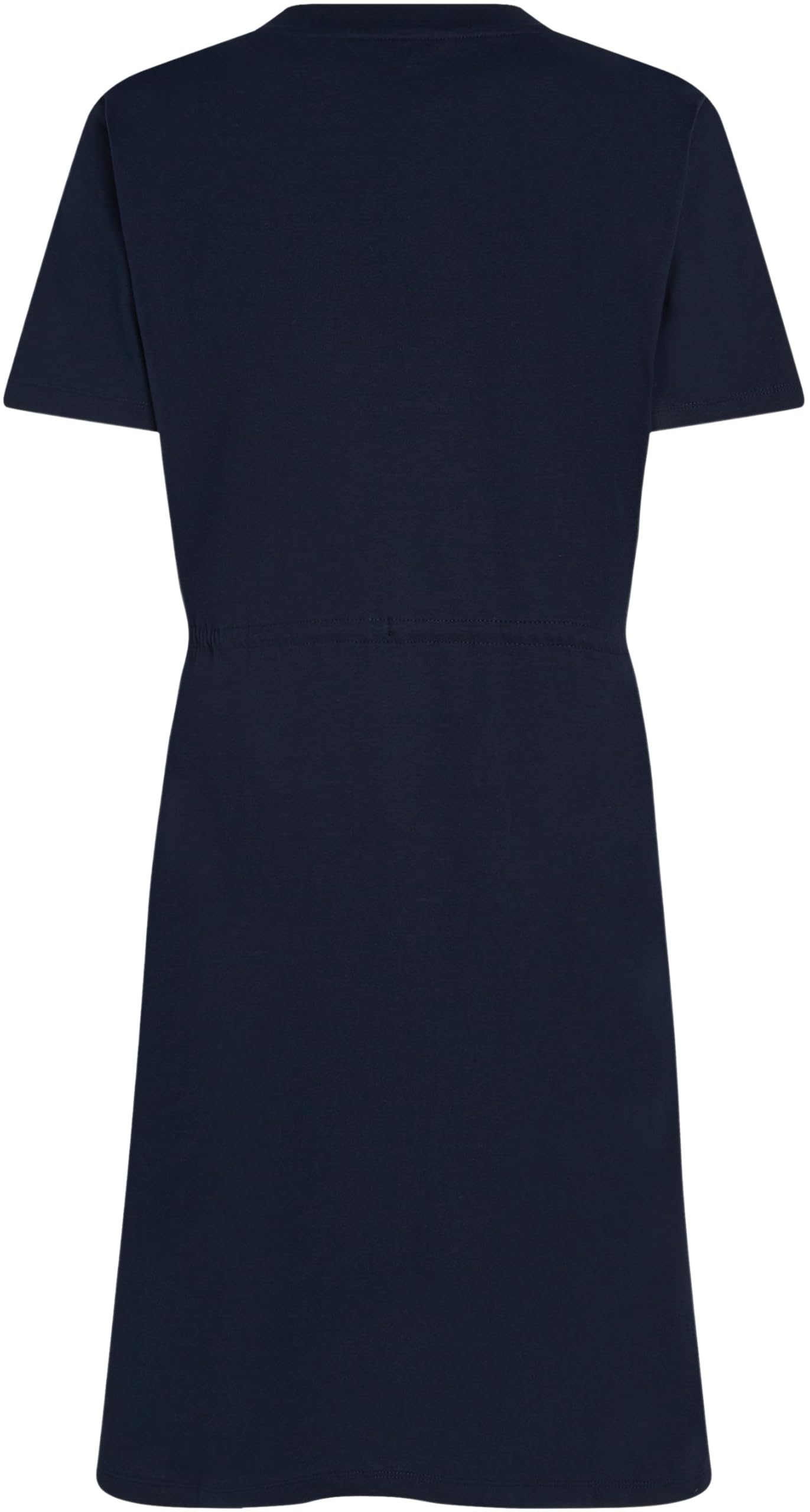 Tommy Hilfiger Vestido Tipo Camiseta de Algodón para Mujer, Azul (Dark Night Navy), XXL
