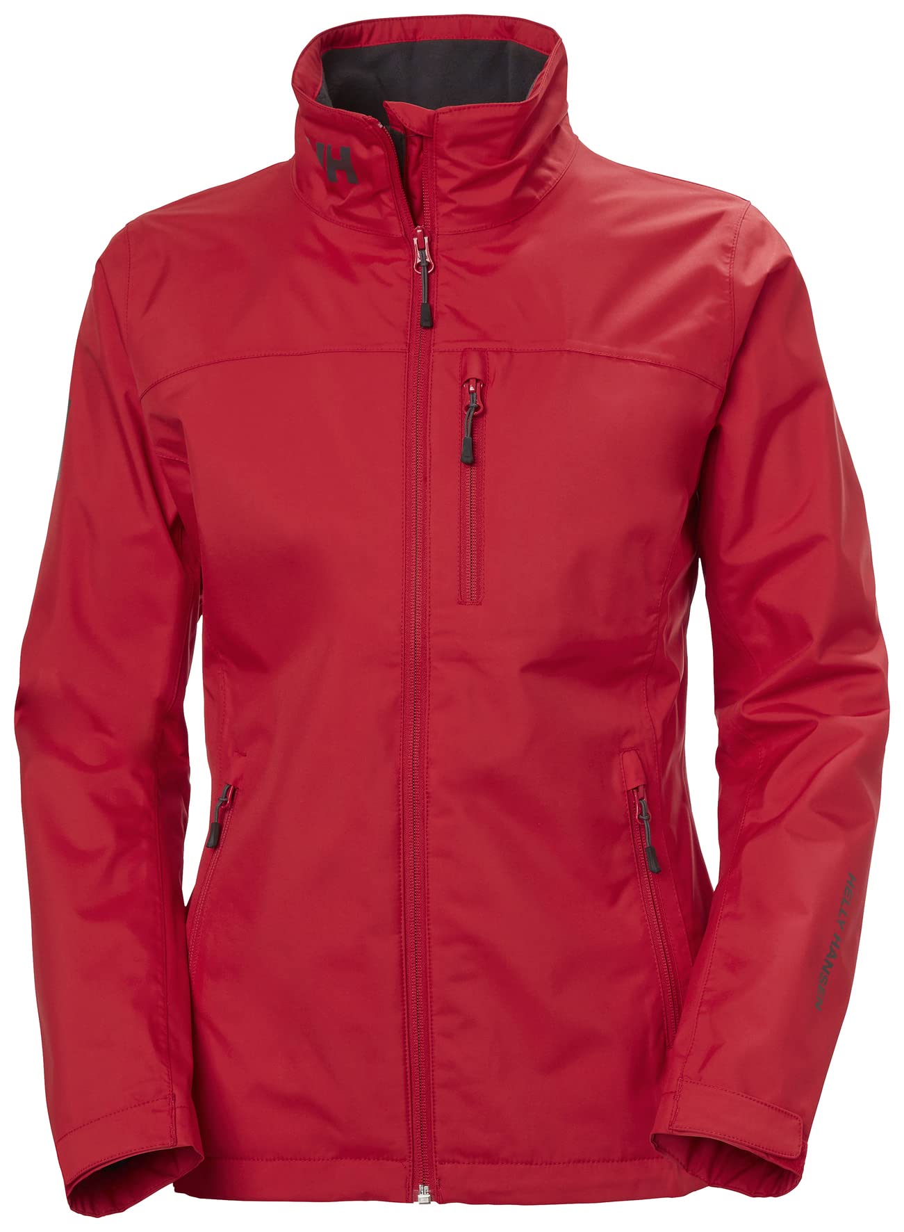 Helly Hansen Women's W Crew Midlayer Waterproof Windproof Breathable Sailing Jacket, Red, L