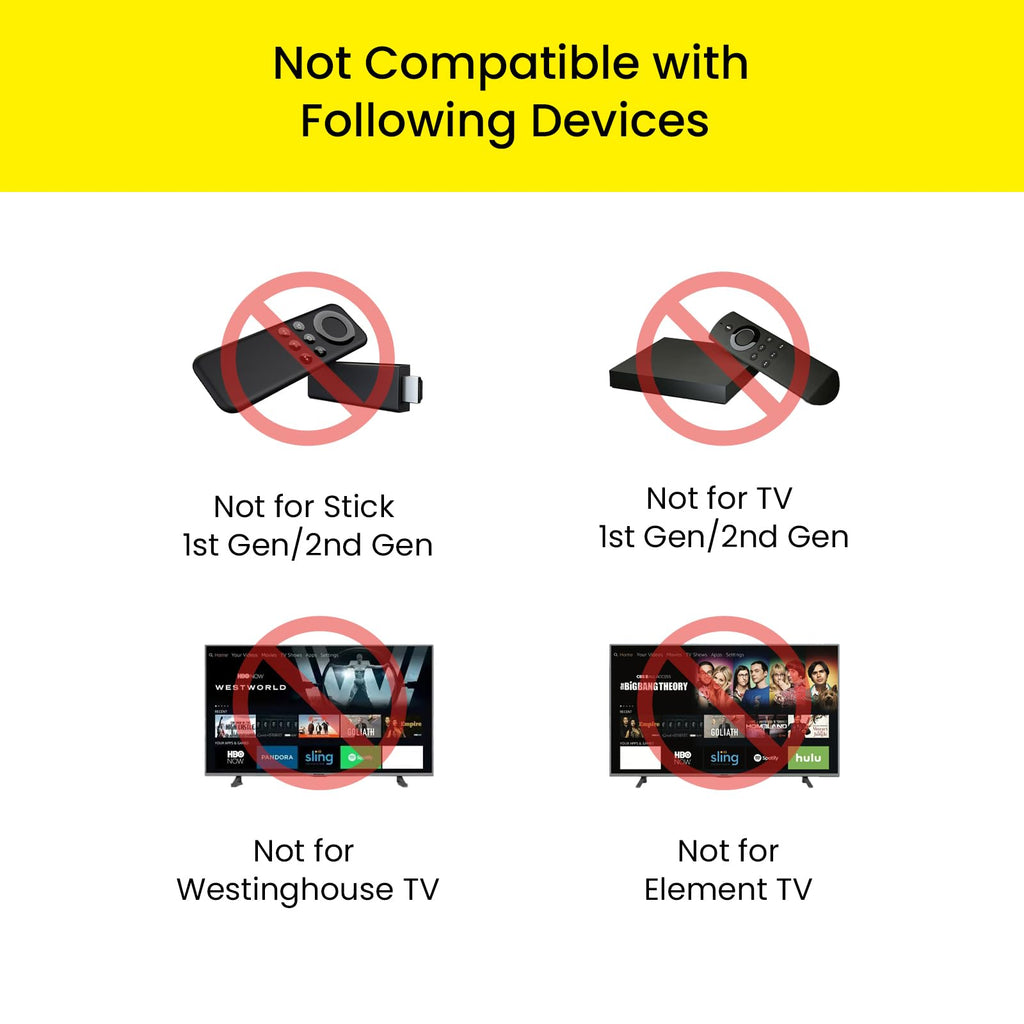 Replacement Remote for Insignia Toshiba Amazon Fire Smart TV