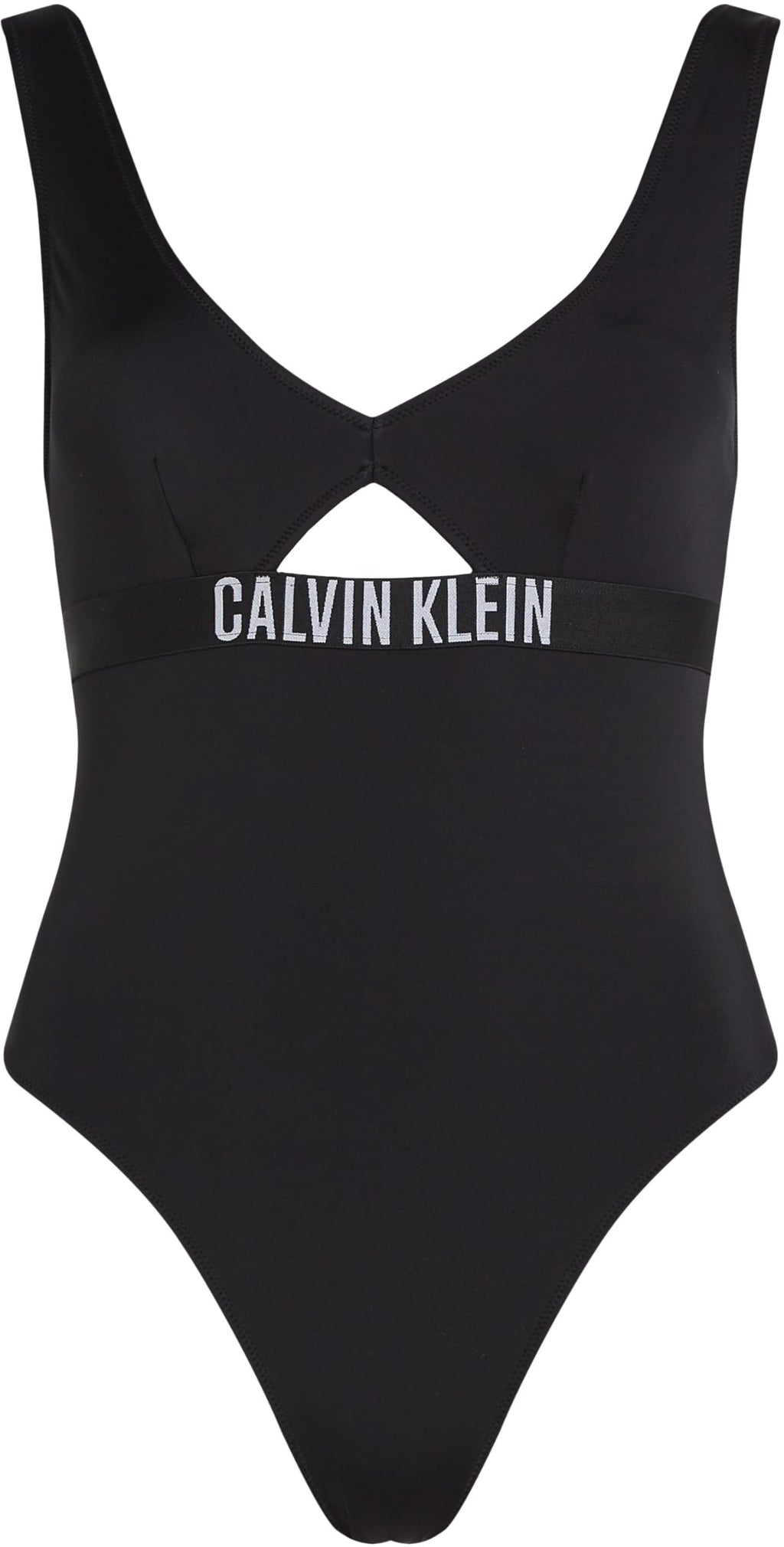 Calvin Klein Traje de baño Mujer One Piece Espalda Abierta, Negro (Pvh Black), M