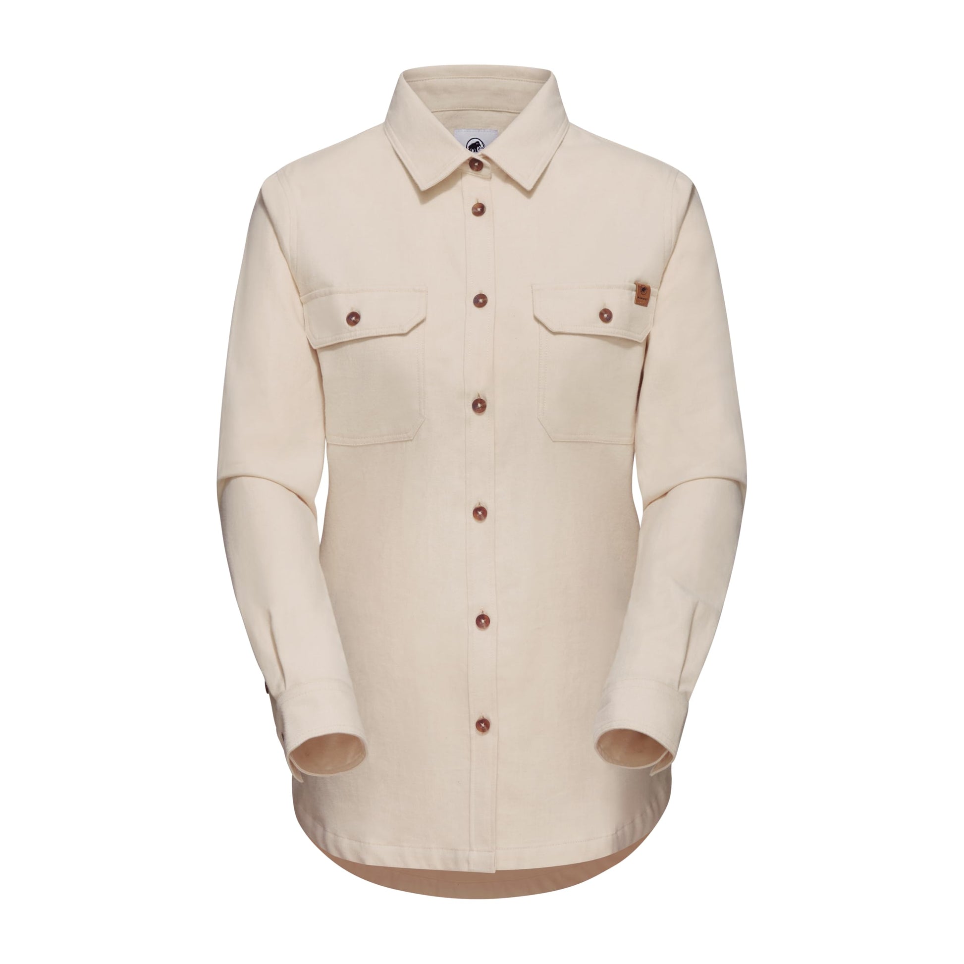 Mammut Tamaro Unyed Camisa de Manga Larga Mujeres marrón Claro M