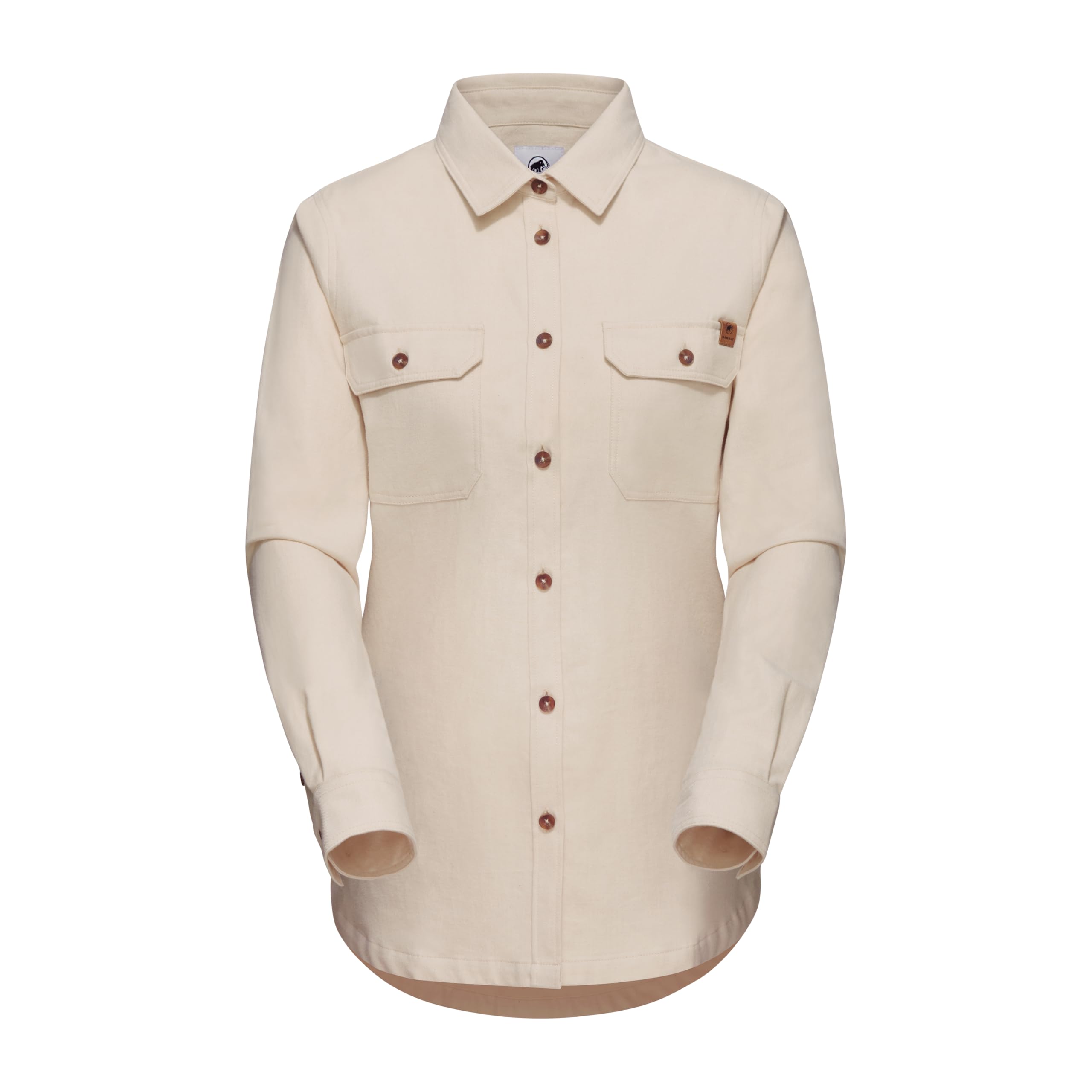 Mammut Tamaro Unyed Camisa de Manga Larga Mujeres marrón Claro M