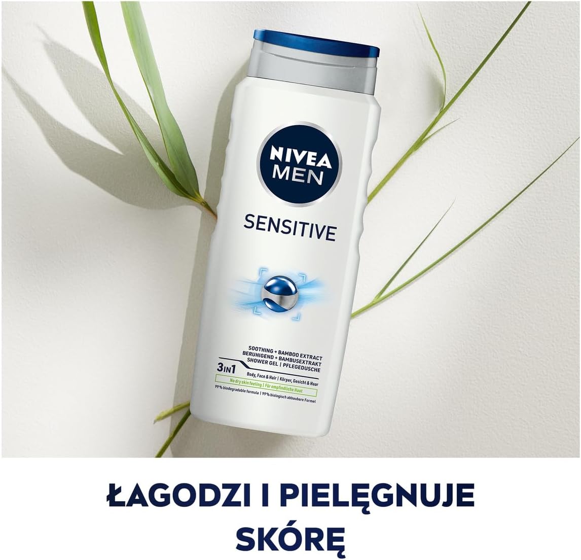 NIVEA MEN Sensitive Łagodzący żel pod prysznic dla mężczyzn 500 ml