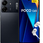 Xiaomi POCO C65 Smartphone hörlurar, 8 256 GB mobiltelefon utan kontrakt, 6,74 tum 90 Hz skärm, 5 000 mAh, 18 W snabb laddning, 50 MP AI trippelkamera, svart (DE version + 2 års garanti)