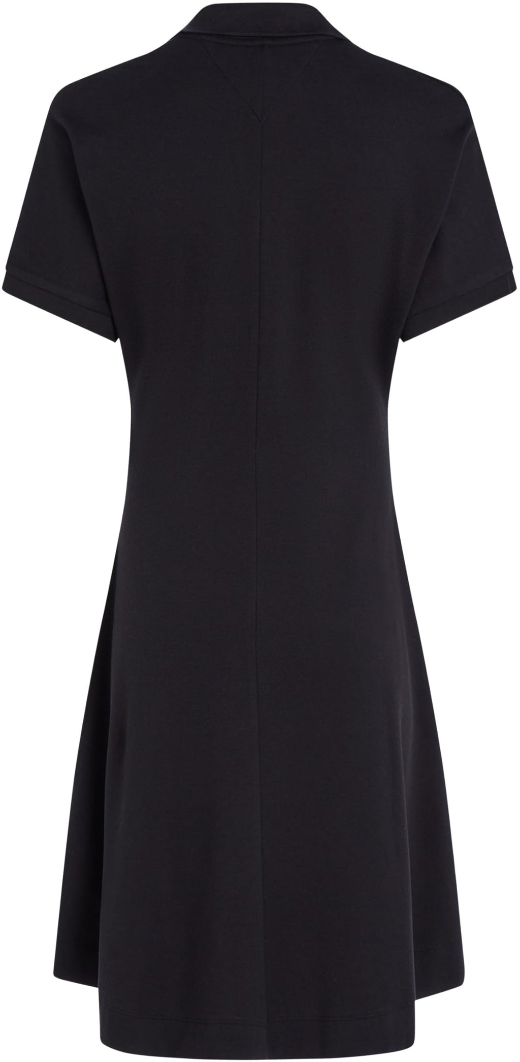 Tommy Hilfiger Vestido Tipo Polo Mujer Lyocell Fit & Flare, Negro (Black), XXL