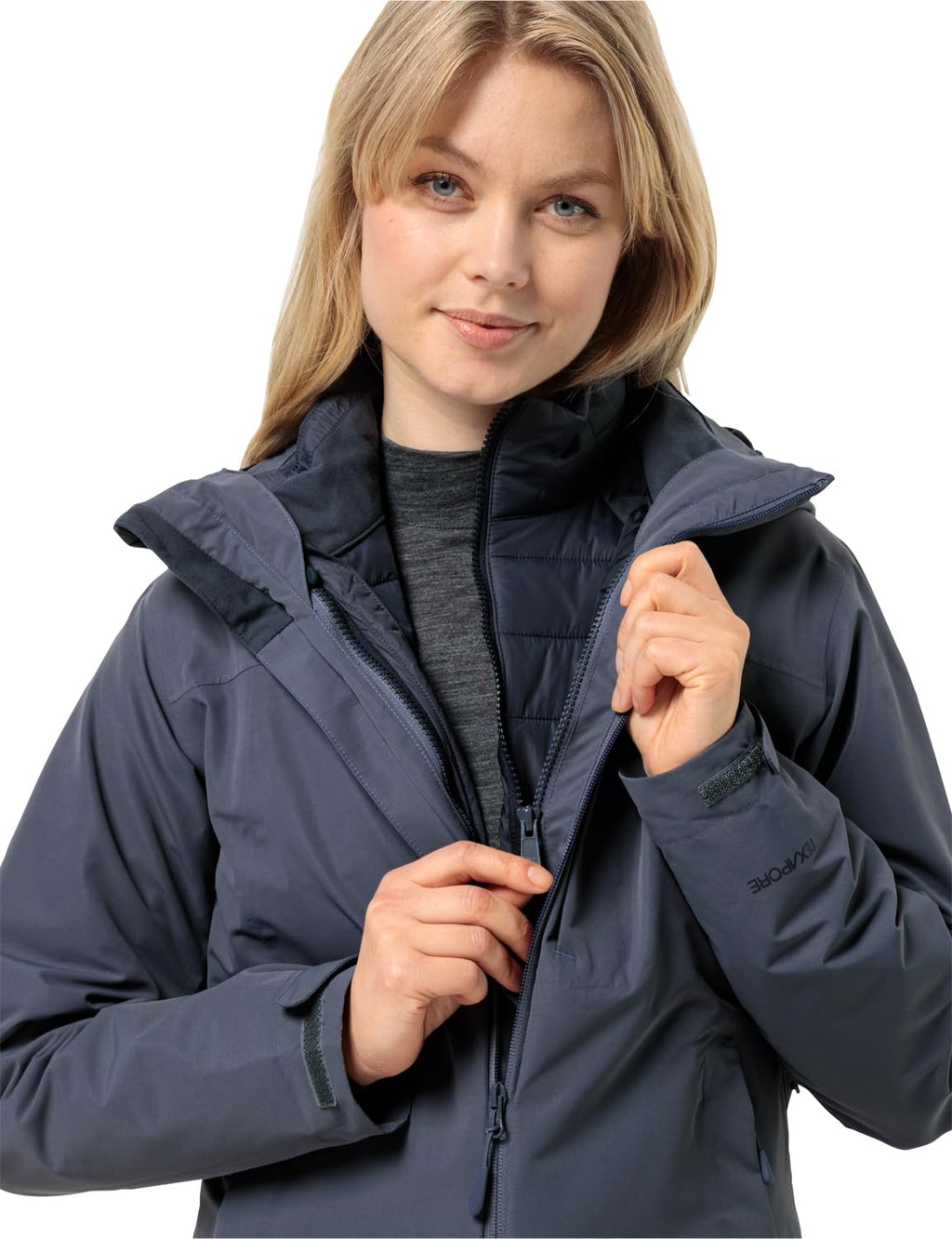Jack Wolfskin Lapawa Ins Jkt W Chaqueta, Grafito, XL para Mujer