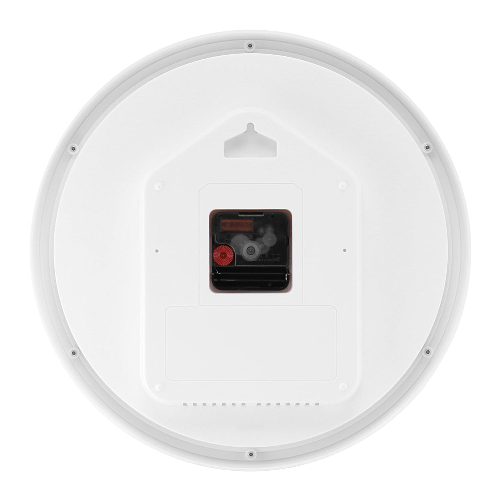 Titan Contemporary Blue Wall Clock with White Dial, Minimal Design, Silent Sweep, Model W0055PA02 | 32.5 cm x 32.5 cm x 5.0 cm