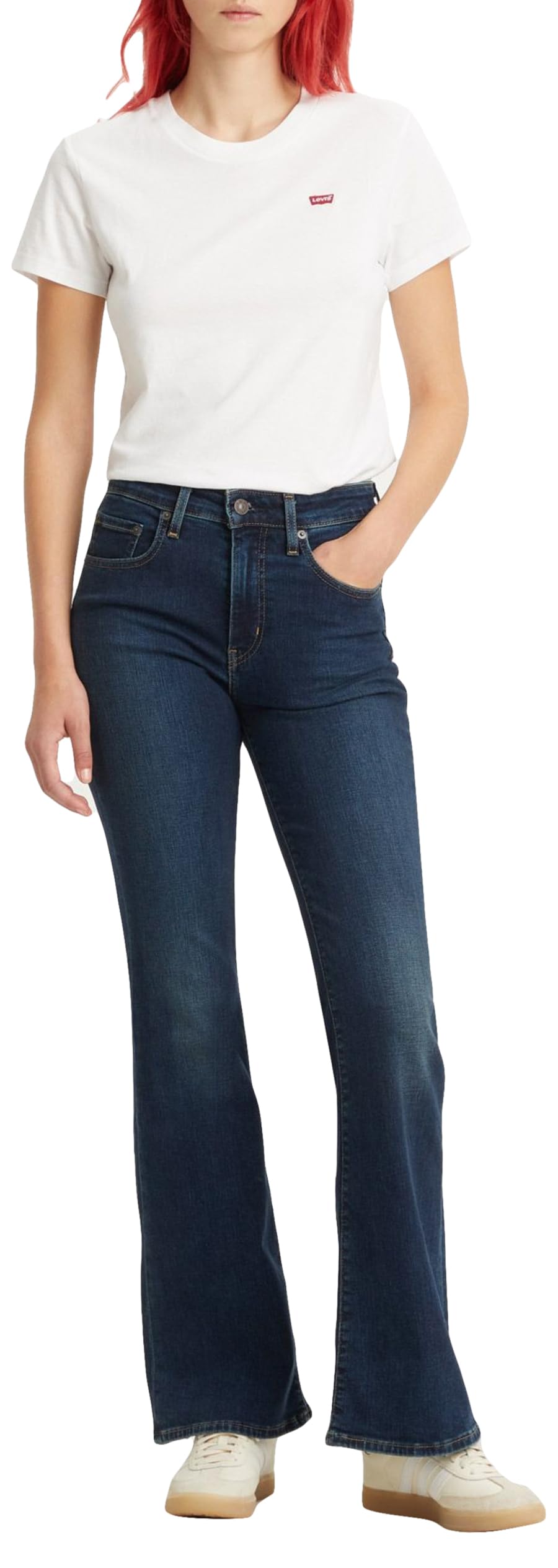 Levi's 726 High Rise Flare, Jeans para Mujer, Blue Swell, 33W / 32L