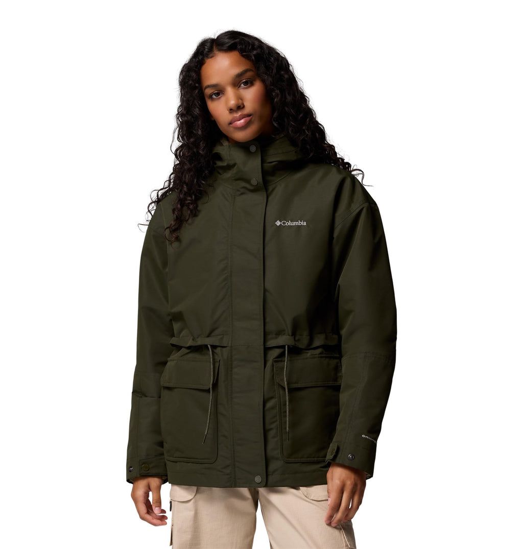 Columbia Drop Ridge II Chaqueta Impermeable 3 en 1, Diseño Dinámico, Reflectante de Calor, Ajuste Personalizable, Sherpa Acogedora, Barrera Impermeable - Mujer