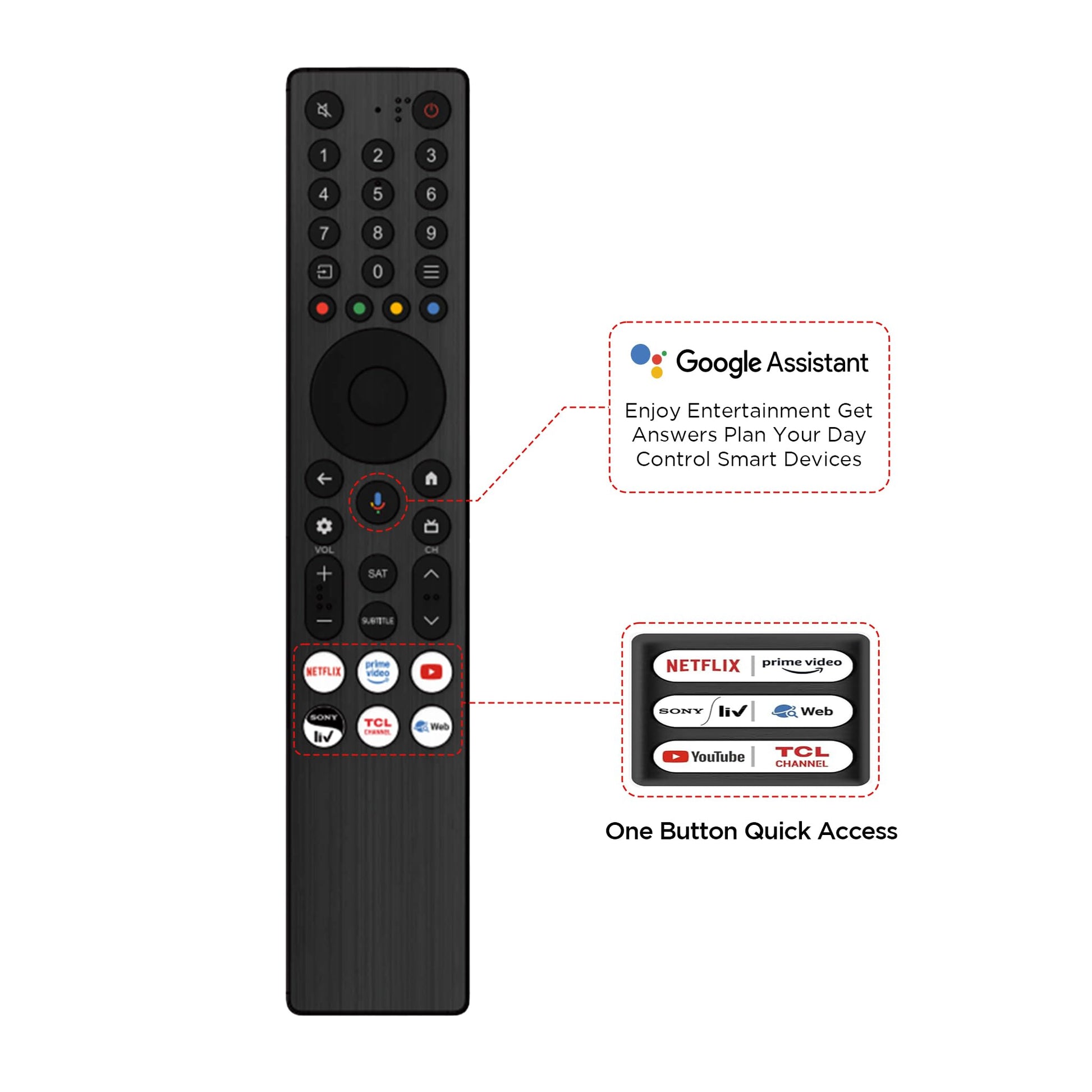 TCL 139 cm (55 Inches) 4K UHD Smart QD-Mini LED Google TV | 144Hz Refresh Rate | 3GB RAM | 46W Onkyo 2.1 | Upto 512+ Zones | IMAX Enhanced | 55Q6C