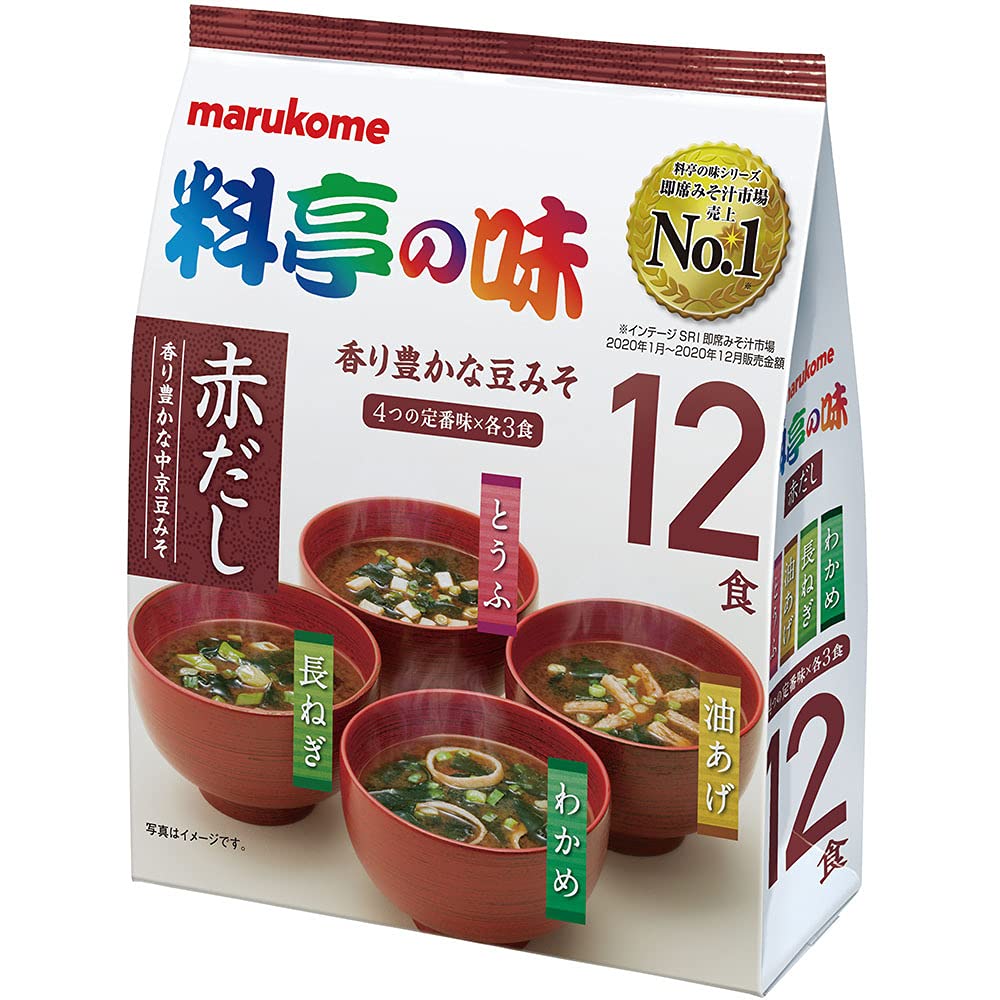 Marukome's a taste miso soup red of the value pack restaurant X12 or 12 meals