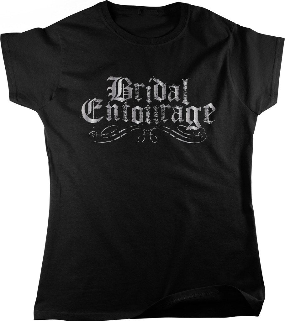 NOFO Clothing Co Metallic Silver Bridal Entourage, Bridal Party Women's T-Shirt