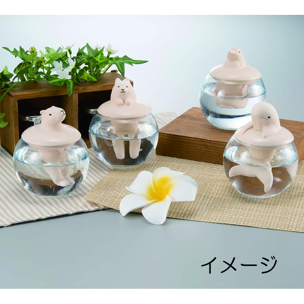 Cute Miscellaneous Goods Domed Eco Humidifier Tabletop Ceramic Vaporization Type Capybara SAN3252-1