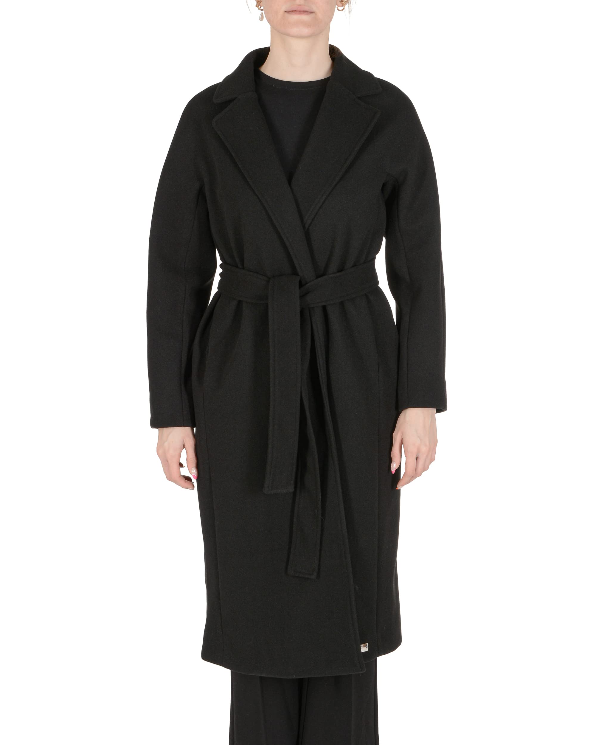 19V69 ITALIA Amber, Abrigo Mujer, Negro, XL