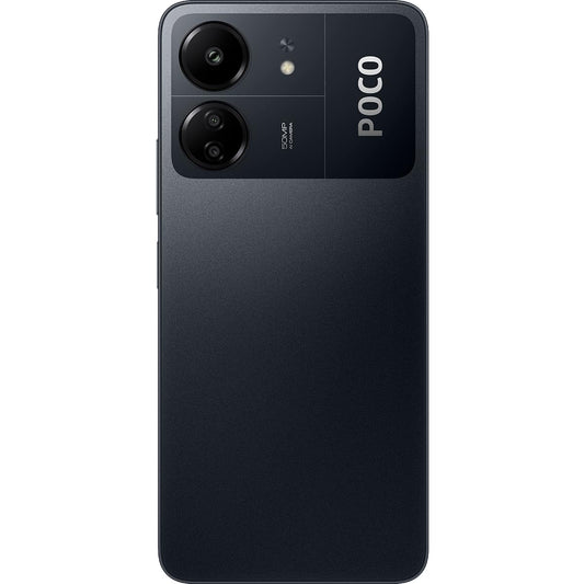 Xiaomi POCO C65 Smartphone hörlurar, 8 256 GB mobiltelefon utan kontrakt, 6,74 tum 90 Hz skärm, 5 000 mAh, 18 W snabb laddning, 50 MP AI trippelkamera, svart (DE version + 2 års garanti)