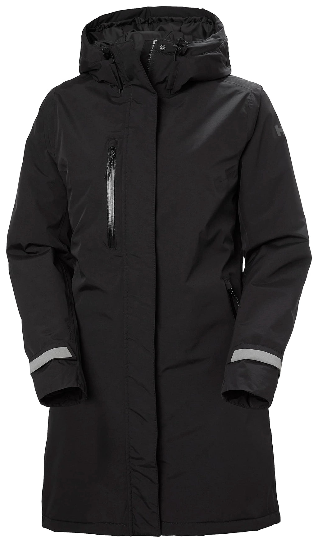 Helly Hansen Womens W Adore Ins Rain Coat, Negro, M