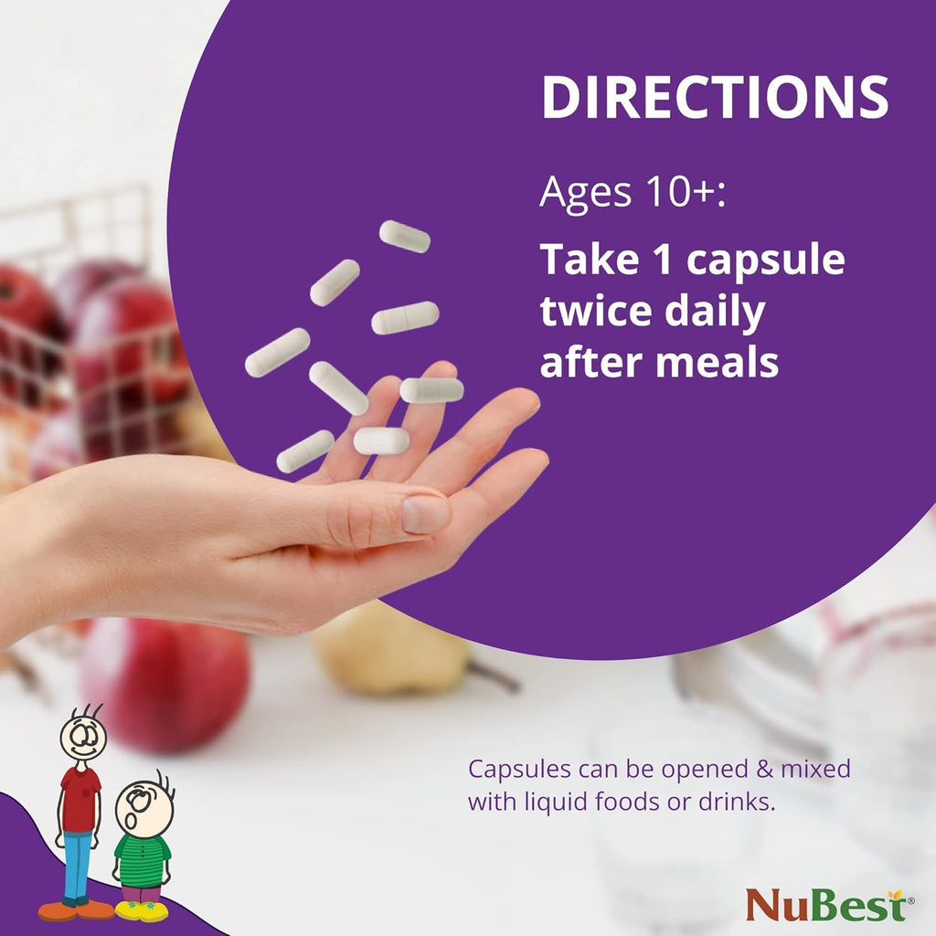 NuBest Bundle Tall 10+ 60 Capsules Tall Kids 90 Chewable Tablets | Height Growth Support for Kids & Teens | Calcium, Vitamins D3 K2, Collagen & Herbal Blend