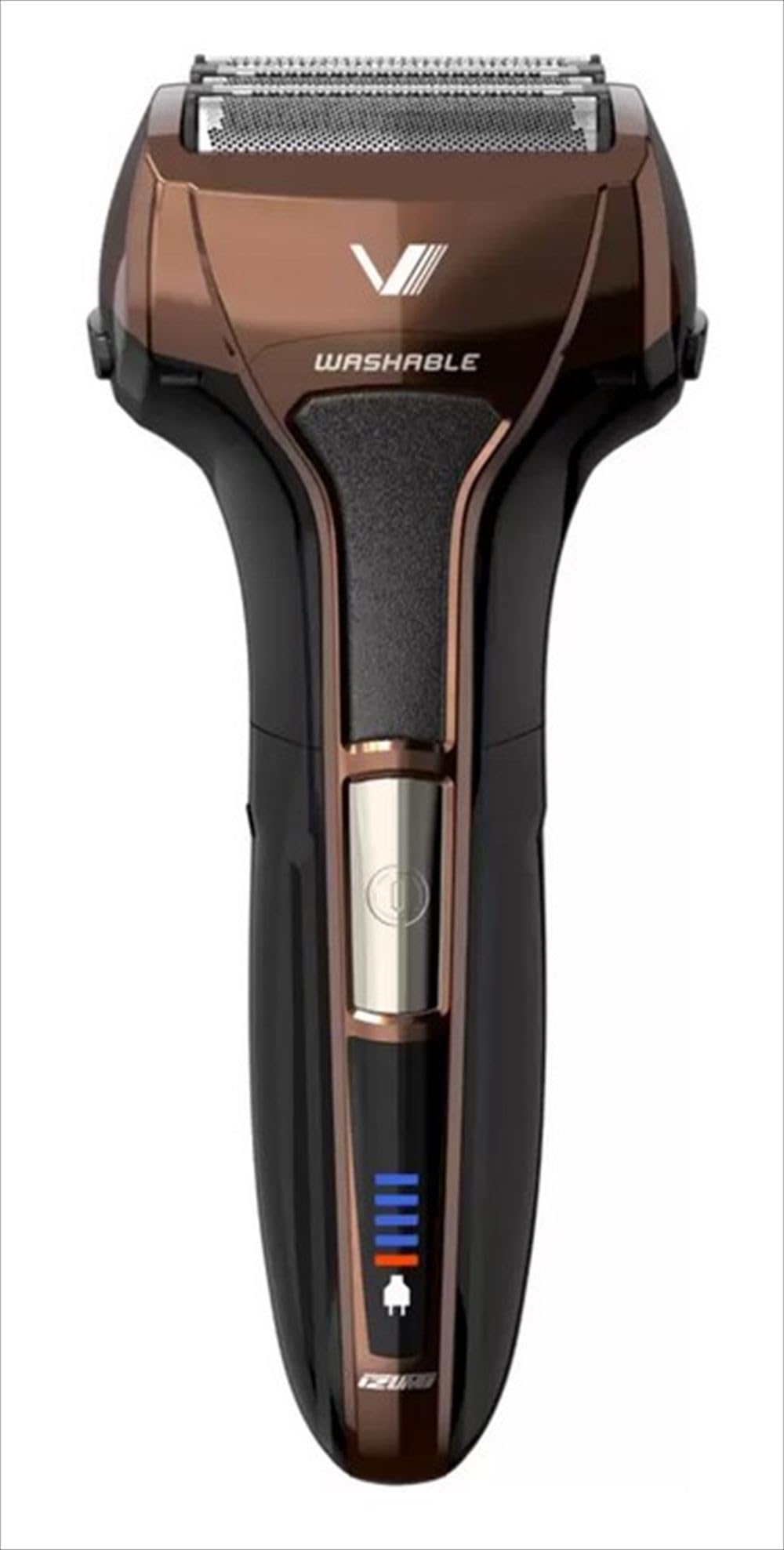 Maxel Izumi IZF-V553W 5-Blade Reciprocating Shaver, Brown