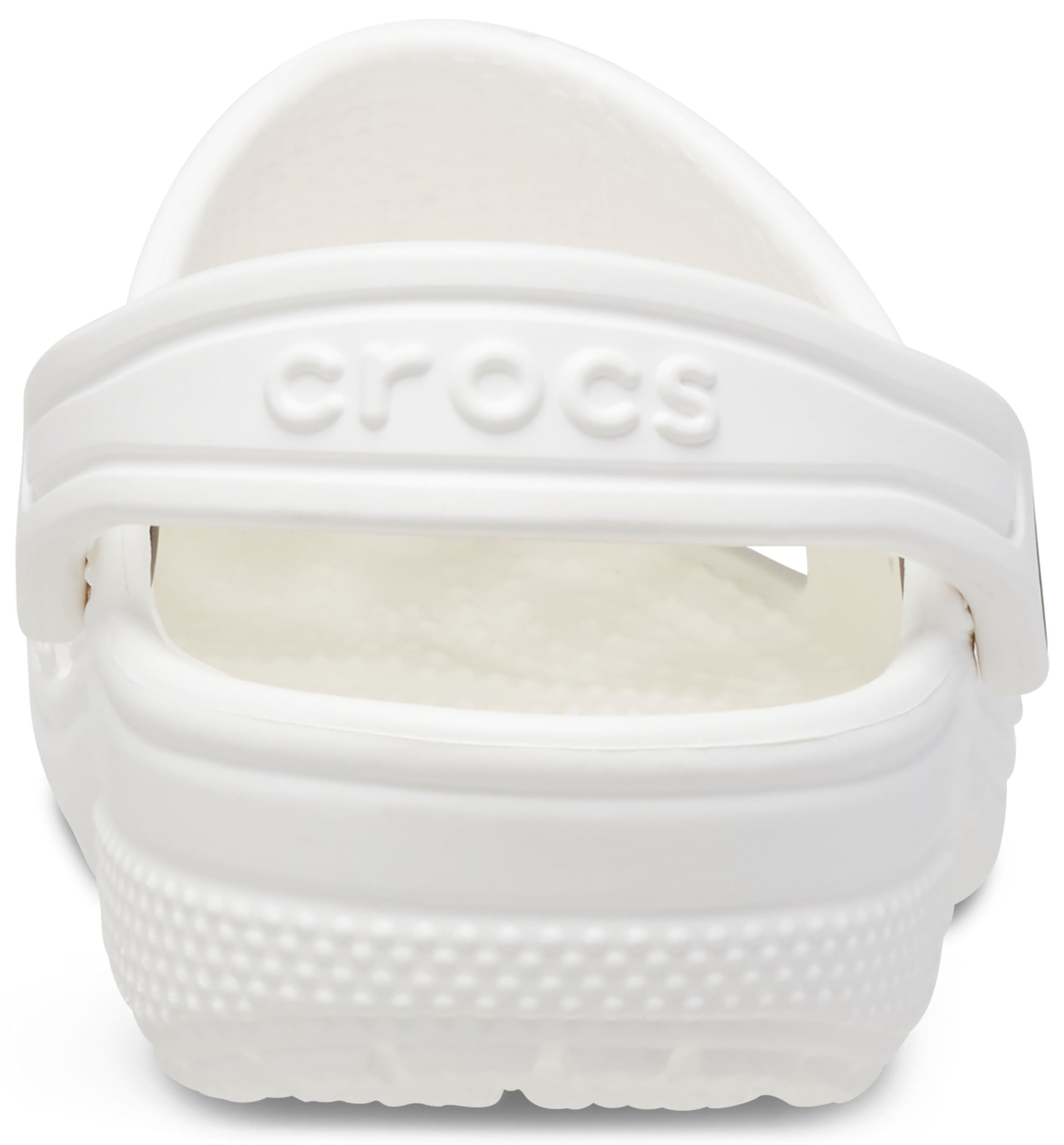 Crocs Unisex-Child Classic Clogs, White, 5 Big Kid