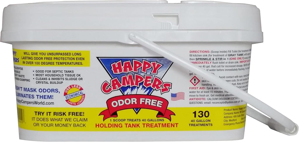 Happy Campers RV Toilet & Holding Tank Treatment – 130 Treatments