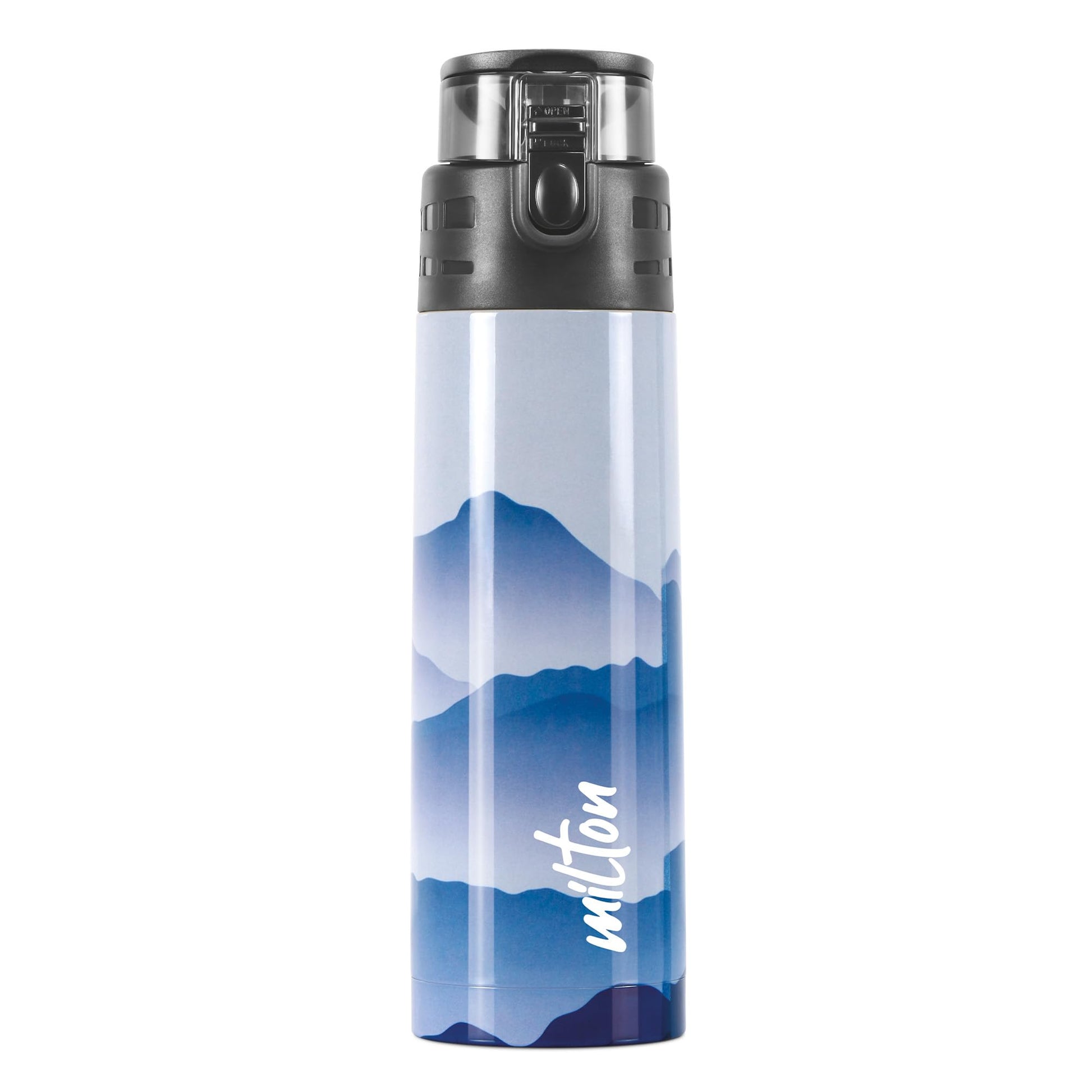 Milton Artesia 900 Thermosteel Insulated Water Bottle, 750 ml, Blue | Hot and Cold | Leak Proof | Office Bottle | Sports | Home | Kitchen | Hiking | Treking | Travel | Easy to Carry | Rust Proof