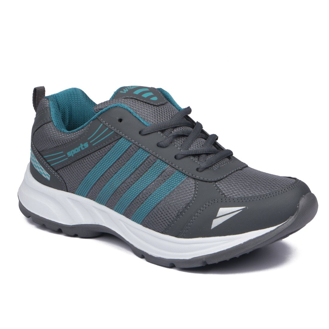 ASIAN Men's Wonder-13 Firozi Mesh Sports Running Shoes UK-9 Green