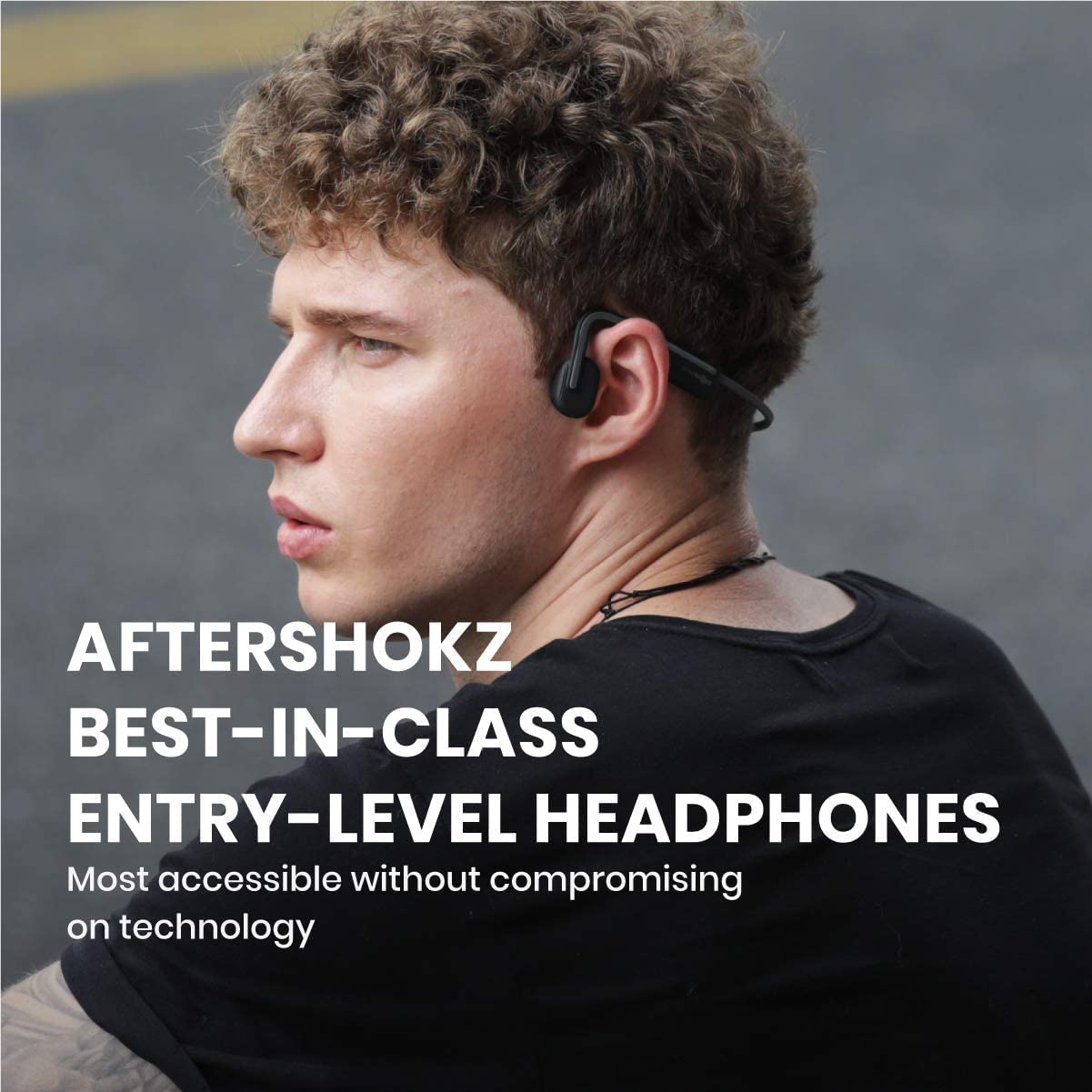 Aftershokz Openmove Open Ear Headphones Slate Grey Openmove Open Ear Headphones Slate Grey, 17 x 14 x 7 cm; 322.05 Grams