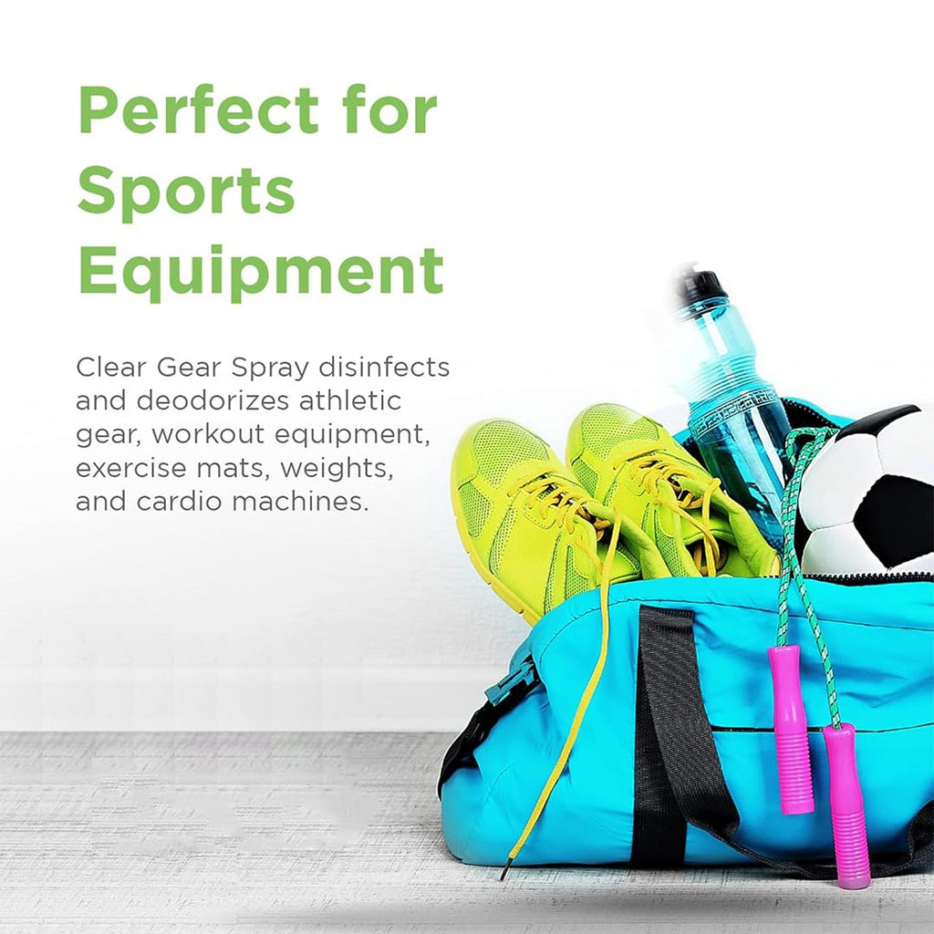 Clear Gear Disinfectant and Deodorizer for Sports Equipment 1 Gallon Bottle