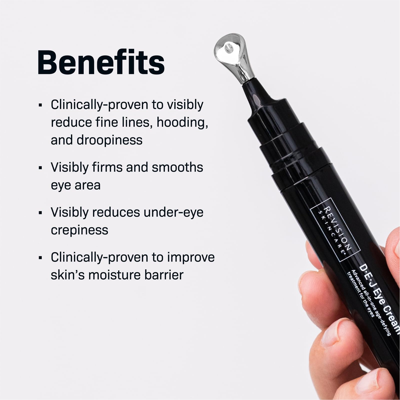 Revision Skincare D·E·J Eye Cream®, Firming and Moisturizing Treatment for Fine Lines, Wrinkles and Crow’s Feet, 0.5 fl oz