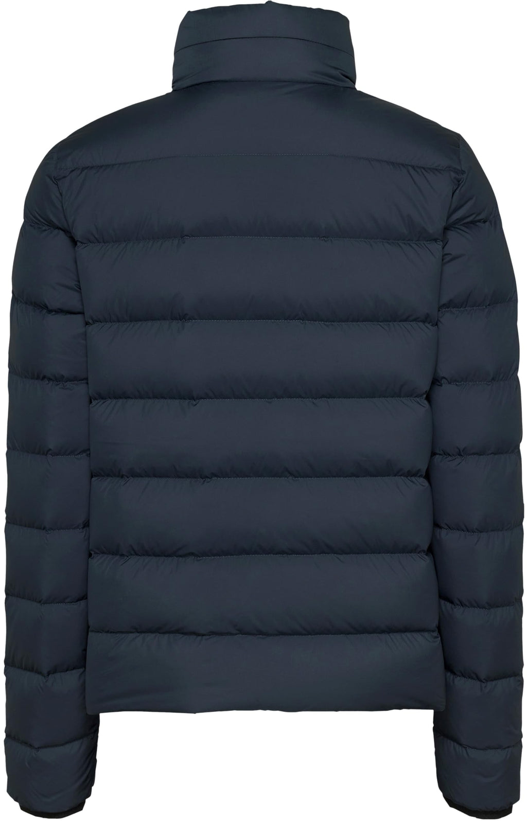 Tommy Jeans Cazadora de plumas Mujer Down Printed con cuello alto, Azul (Dark Night Navy), M