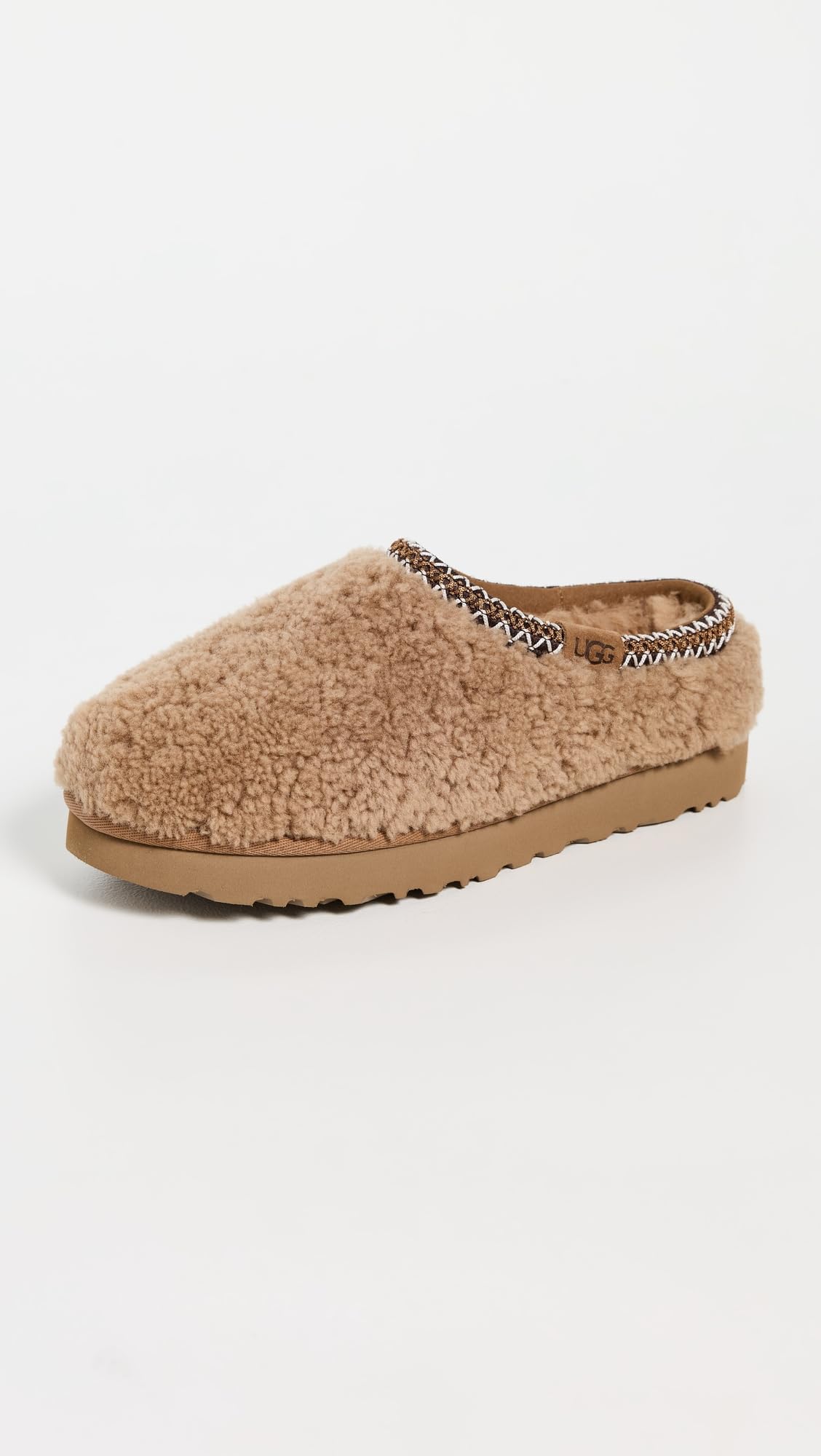 UGG - Tasman Maxi Curly, Pantuflas, CHESTNUT,